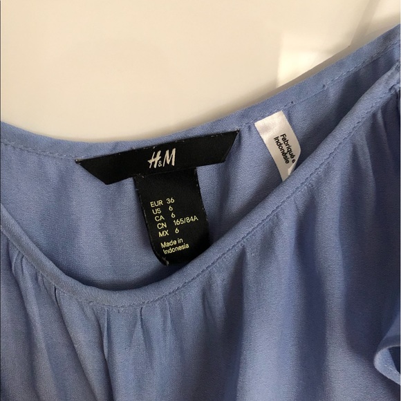 Light blue H&M ruffle cami - Picture 5 of 6